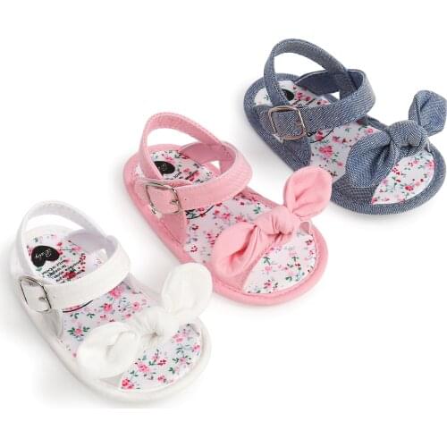 2020 Infant Summer Baby Girls' Slipper Baby Sandals Cozy Infant Girl Floral Baby Shoes Prewalker