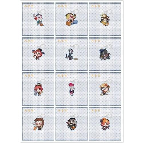 2021 HOT Identity V Fiona Gilman Emily Dyer Halloween Keychain Cartoon Gifts Keyrings Collection School Bag Itabag Pendant Xmas