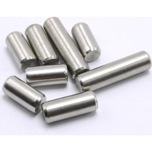 50/100Pcs M1 M2 M3 M4 M5 GB119 Cylindrical Pin Parallel Pins 304 Stainless Steel