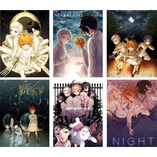 Anime The Promised Neverland Diamond Embroidery 5D Diy Diamond Painting Picture Of Rhinestones daimond painting diamant Mosaic