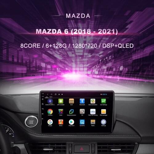 Car DVD For Mazda 6 2018 - 2021 Car Radio Multimedia Video Player Navigation GPS Android10.0 Double Din