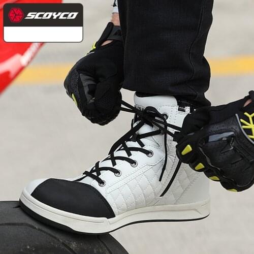 Summer Motorcycle Riding Boots Microfiber Leather Men/women Motorcycle Racing rider shoes Spring motocross motorbike shoes 36-46