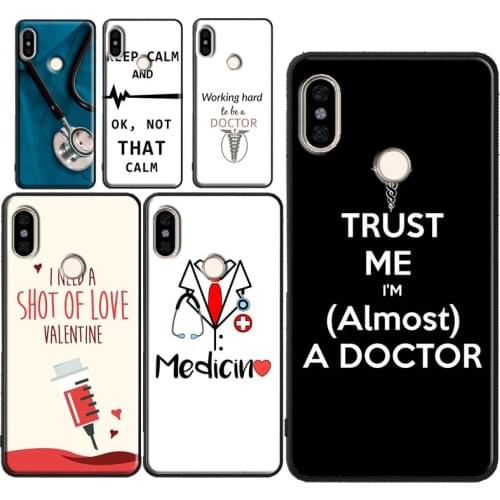 Medical Doctor Nurse Medicine Student Cover For Xiaomi Redmi Note 10 Pro Note 9 Pro 8 7 9S 8T Phone Case For Redmi 9T 9A 9C K40