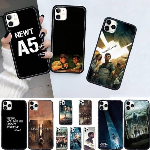 Movie the maze runner Phone Case for iPhone 11 12 pro XS MAX 8 7 6 6S Plus X 5S SE 2020 XR