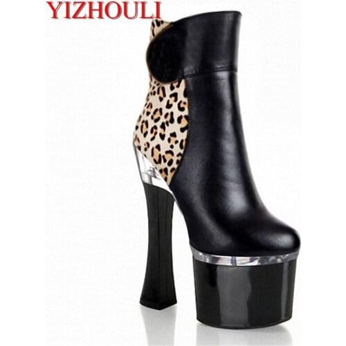 18-20cm high heels with a pair of black leather boots with high heels and a glass of high heels and high heels