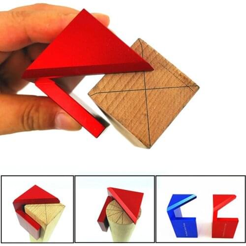 Woodworking circle center line marking Scriber Tool pen blank center finder 45 degree line drawing machine