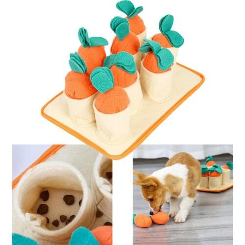 Pet Dog Snuffle Mat Nosework Pad Feeding Mat Sniffing Training Blanket Fleece Pads for Dogs Puppy