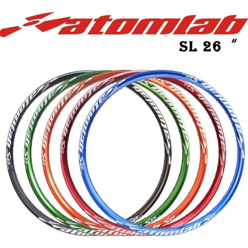 Atomlab Sl 26er 26"28 32 Holes Mtb Bicycle Rims Mountain Bike Circle Tubeless Ready For Xc Trail