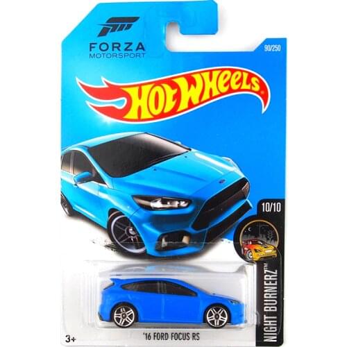 Hot Wheels 1:64 Car FORD FOCUS RS Forza Motorsport Collector Edition Metal Diecast Model Cars Kids Toys Gift