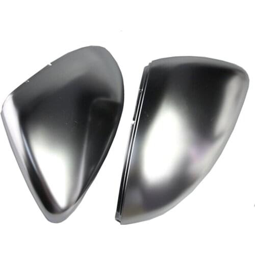2PCS/Set Matt alu alloy ABS full replacement Side Mirror Caps Covers for VW Volkswagen Golf VII MK7 7 GTI 2014