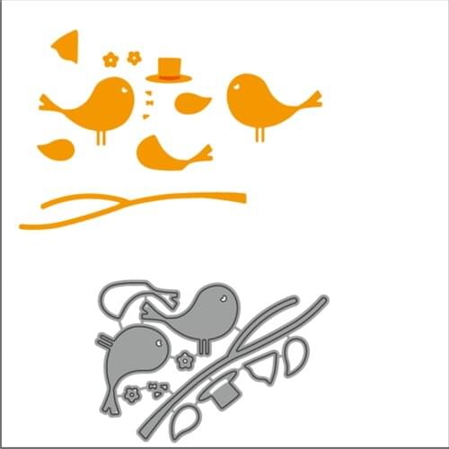 Birds Metal Cutting Dies for DIY Scrapbooking Album Paper Cards Decorative Crafts Embossing Die Cuts