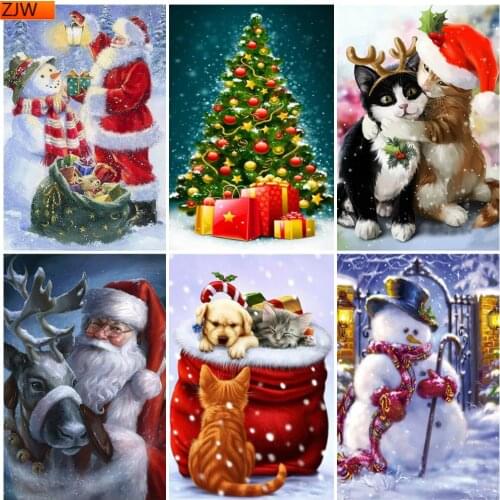 5D Diamond Art Painting Kits Winter Diamond Embroidery Sale Candle Pictures of Rhinestones Mosaic Home Decor