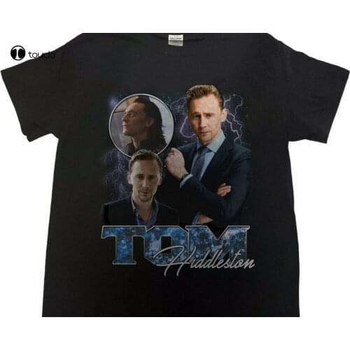 New Tom Hiddleston 90S Vintage T-Shirt Cotton Tee Shirt