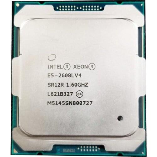 Original Intel Xeon E5-2608L V4 E5-2608LV4 E5 2608L V4 CPU Processor 8-Core 1.60 GHz suitable X99 motherboard
