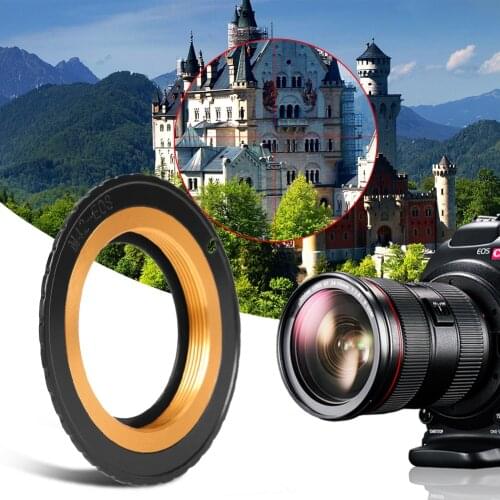 M42-EOS Adapter Ring Copper Electronic Chip 3 AF Confirm Electronic Focus Accuracy Flexible for Canon DSLR 600D 60D