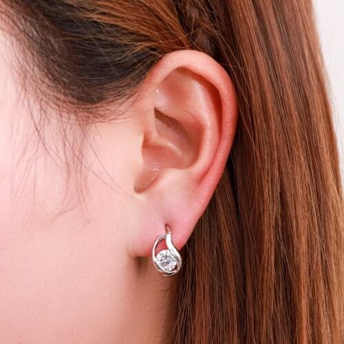 Unique Geometric eye Hoop Earrings For Women Cute Ear Ring Gold Plated Jewelry Gift For Girl 2021 Trend MUXUEYAN