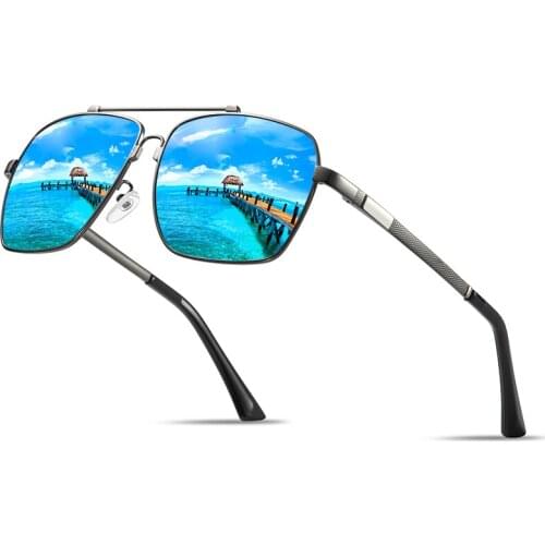 Classic Polarized Sunglasses Men/Women Memory Beam Spring-Leg Eco Glasses Driving Anti-UV Glasses Aviation Glasses Gafas De Sol