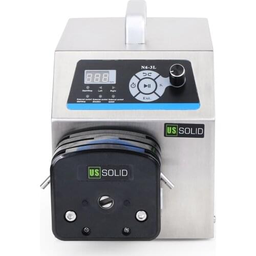 U.S. Solid Industrial Peristaltic Pump M6-3L DZ25-3L (PPS) 0.211 - 3600 ml/min RS485 CE Certification