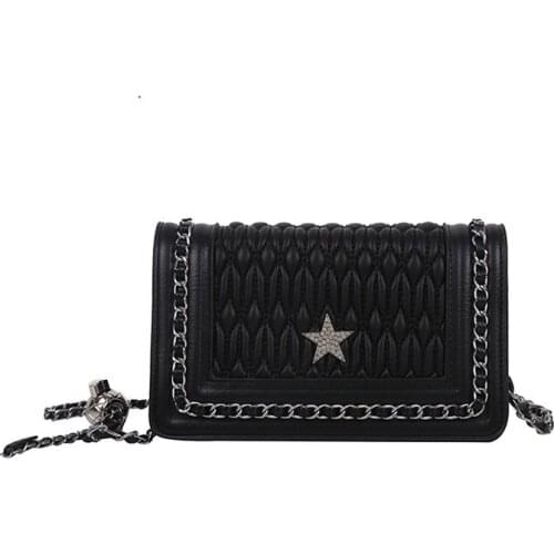 Purple Spirit Bird - Fashion Shoulder Bag Designer Women Crossbody Bags Female Leather White Chain Bags for Women Brand 2021