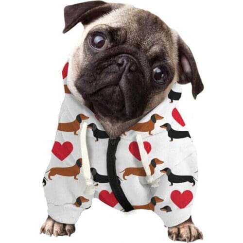 Dachshund Dog Clothes for Small Medium Dogs Puppy Dog Pet Jumpsuit Chihuahua Pet Clothes Costume Pug Puppy Outfit Dog Clothing