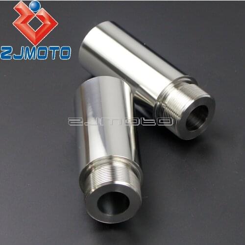 Motorcycle 39mm Fork Tube 3in Extensions For Harley Dyna Glide Sportster FXD XL1200 XL883 3" Fork Extension
