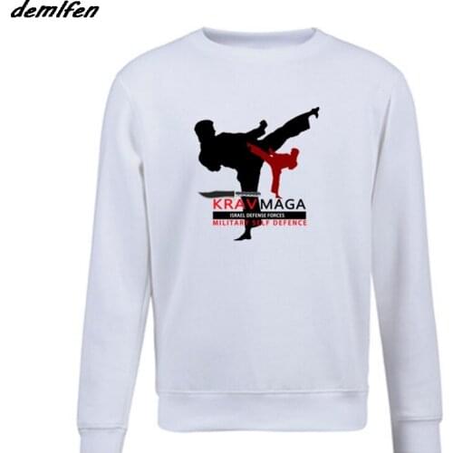 Spring autumn Casual Men pullover Hoodie Israel Defense Forces Krav Maga Trainings Sweatshirt Cool Coat Tops Harajuku Streetwear