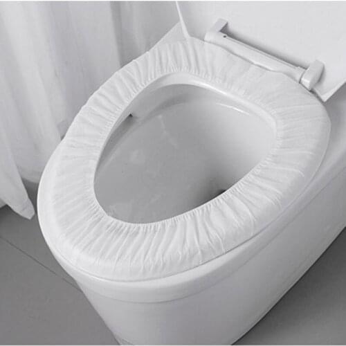10 packs individual package Disposable Toilet Seat Cover Waterproof Travel Bathroom Accessiories Portable Toilet Seat Cover Mat