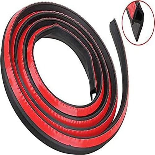 4 Meters Rubber P Shape Seal Car Door Edge Guard Molding Trim Protectors Strip