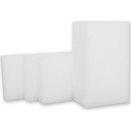 50pcs 100*60*20mm White Sponge Magic Sponge Eraser Cleaner For Kitchen Office Bathroom Cleaning Nano Sponges