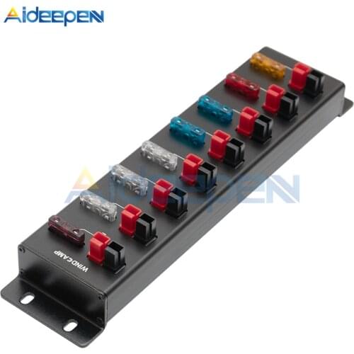 8-Port Powerpole Splitter Distributor Anderson Powerpole Screw Fixing For Shortwave Radios AP-8S DC 36V 45A