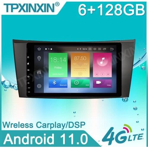 Android 11.0 For Mercedes Benz E-Class W211 E300 CLK W209 CLS W219 Car Multimedia Player Touch Screen GPS Navigation
