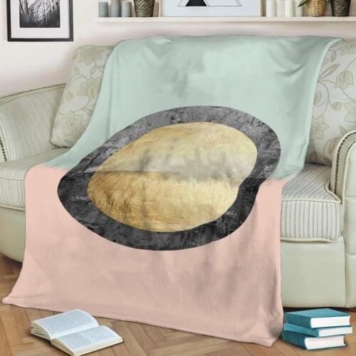 Andante 3D Printed Velvet Plush Throw Fleece Blanket Bedspread Sherpa Blanket Home Decora