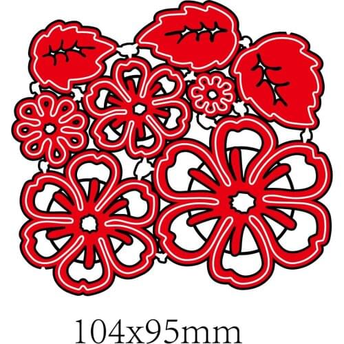 Flower Cutting Dies Stencil Scrapbooking DIY Album Stamp Paper Card Making Decoration Crafts