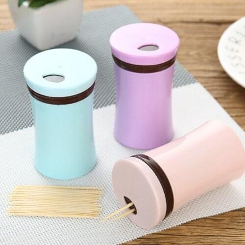 Sweet Toothpick Holder Container Household Table Toothpick Storage Box Toothpick Dispenser (without toothpick empty) wh