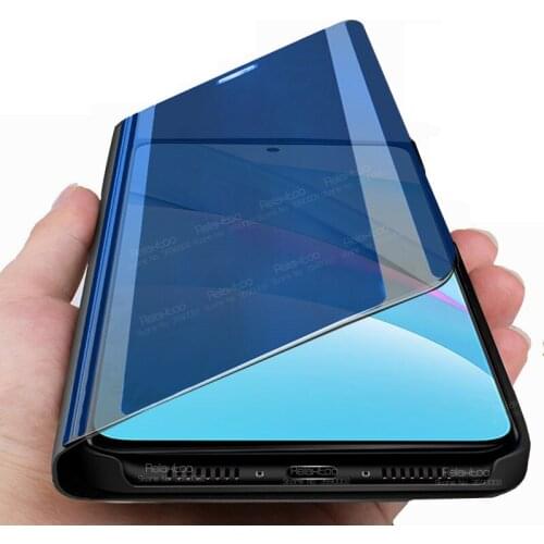 For Xiaomi Mi 10T Lite Case Smart Mirror Flip Magnetic Back Cover Xiami Xiomi 10 T Light Mi10T 10TLite 5G Stand Book Phone Coque