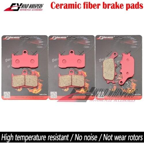 Motorcycle Ceramic Front Rear Brake Pads For Suzuki GSX-S 750 GSXS GSX-S750 AL7/AZL7/AL8/AZL8/AL9/AZL9 2017 2018 2019