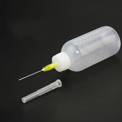 Best Price 50ml Empty E-liquid Plastic Rosin Flux Alcohol Bottle for Dispenser Rosin Solder Flux Paste