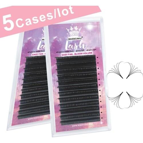 MASSCAKU Magnetic Camellia 2d-6d Blossom Eye Lashes False Eyelashes Extension Volume Fake 3d Mink Lash Fan Make Up Eyelashes