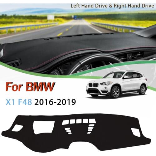 Dashboard Cover Pad For BMW X1 F48 2016 2017 2018 2019 Anti-Slip MatSunshade Dashmat Protect Carpet Anti-UV Car Accessories