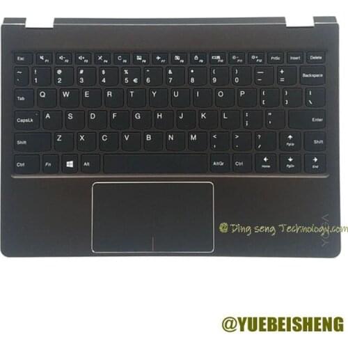 YUEBEISHENG New For lenovo YOGA 710-11 710-11IKB 710-11IAP 710S-11ISK palmrest US keyboard upper cover,Black