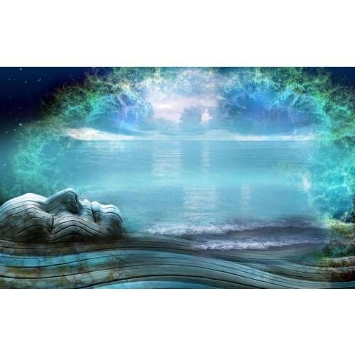 2017 New Unframed Wall Art Picture Gift Home Decoration Canvas Print painting Beautiful abstract mask sea 5 Sizes Canvas Poster