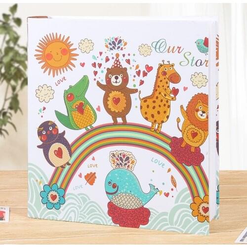 The new 6-inch 600 large-capacity photo card holder insert baby scrapbook high-end wedding album guestbook memory storage album