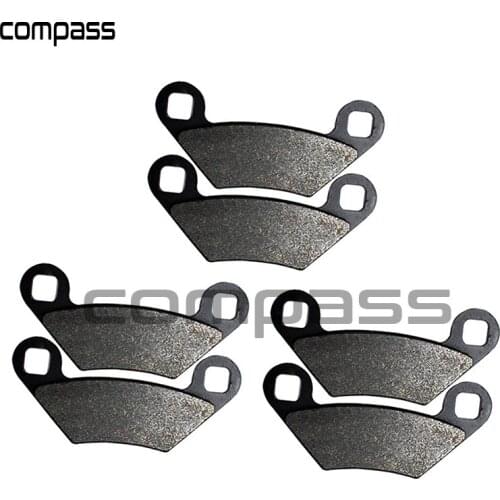 Motorcycle Front and Rear Brake Pads for POLARIS 550 Sportsman X2 2010 2011