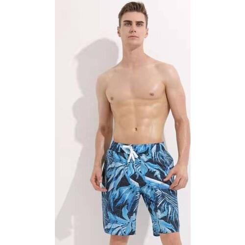 SBART Mens Summer Beach Pants Speed-Dry Pants Floral Shorts Plus-Size Beach Pants Casual Hipster Pants Swimming Surfing