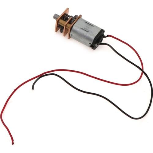 Steel Gear N20 Mini Precision DC Geared Motor D-Axis Speed Reduction Motor 5V