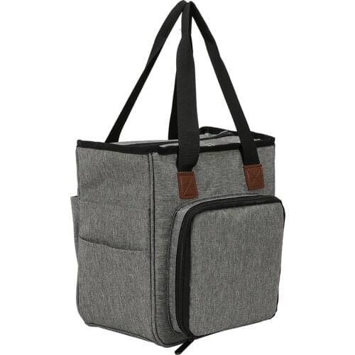 Knitting Bag Portable Yarn Tote Storage Bag For Wool Crochet Hooks Knitting Needles Sewing Supplies Set DIY Household Organizer
