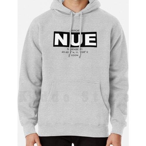 Airport Nurnberg Nue Hoodie Long Sleeve Airports Airport Nurnberg Nue Germany Nurnberg Aviation Airfields