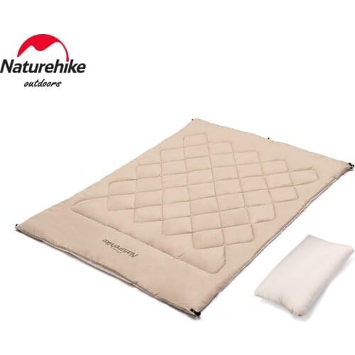Naturehike Outdoor Portable Ultralight Easy Storage Cotton Camping Quilt Camp Blanket Travel Blanket Shawl With Pillow