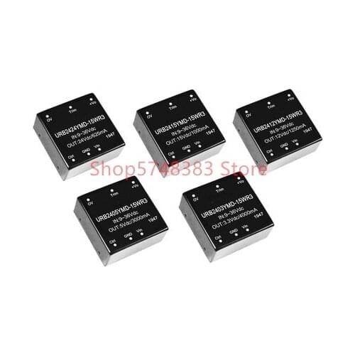 URB2403YMD-15WR3 URB2405YMD-15WR3 URB2409YMD-15WR3 URB2412YMD-15WR3 URB2415YMD-15WR3 URB2424YMD-15WR3 Input 9-36V