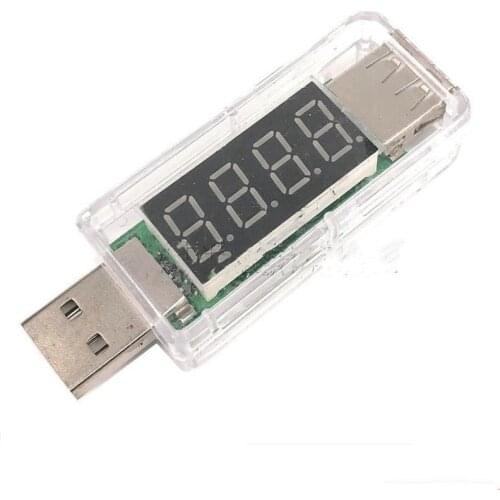 1Pc Module Voltage Tester Detector USB Voltmeter Current Meter Detects USB Devices LED Display Module Communicate